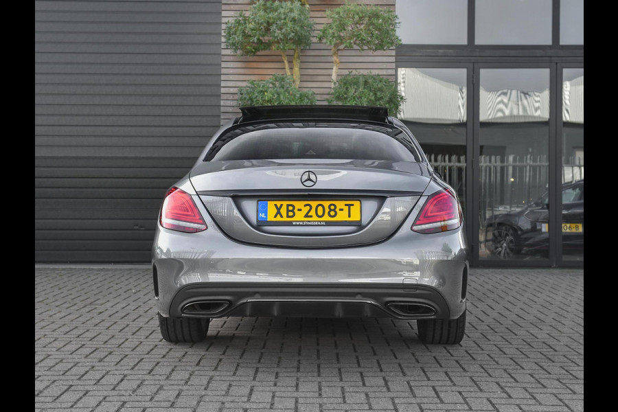 Mercedes-Benz C-Klasse 160 Business Solution AMG Panoramadak Digitaal display Alcantara Navi Carma