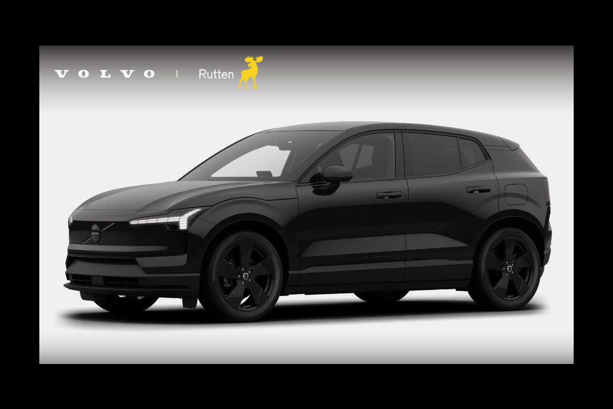Volvo EX30 P5 Ext. Range Plus Black Edition Europa 69 kWh / Adaptive Cruise Control / Harman Kardon / Extra getint glas / Stoelverwarming / Stuurverwarming / Achteruitrijcamera / Elektrisch verstelbare stoelen /