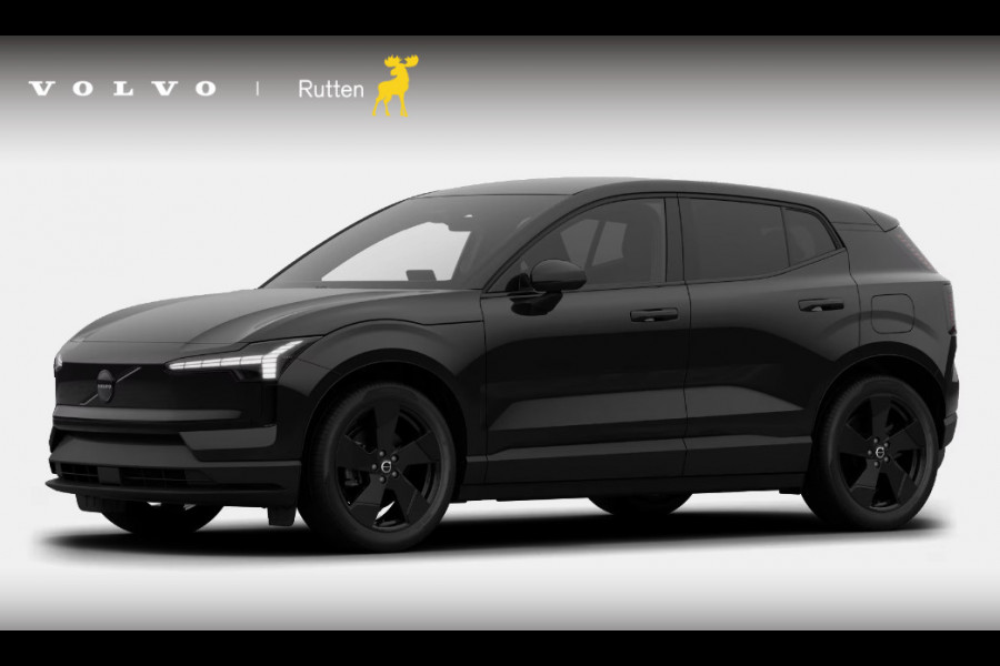 Volvo EX30 P5 Ext. Range Plus Black Edition Europa 69 kWh / Adaptive Cruise Control / Harman Kardon / Extra getint glas / Stoelverwarming / Stuurverwarming / Achteruitrijcamera / Elektrisch verstelbare stoelen /
