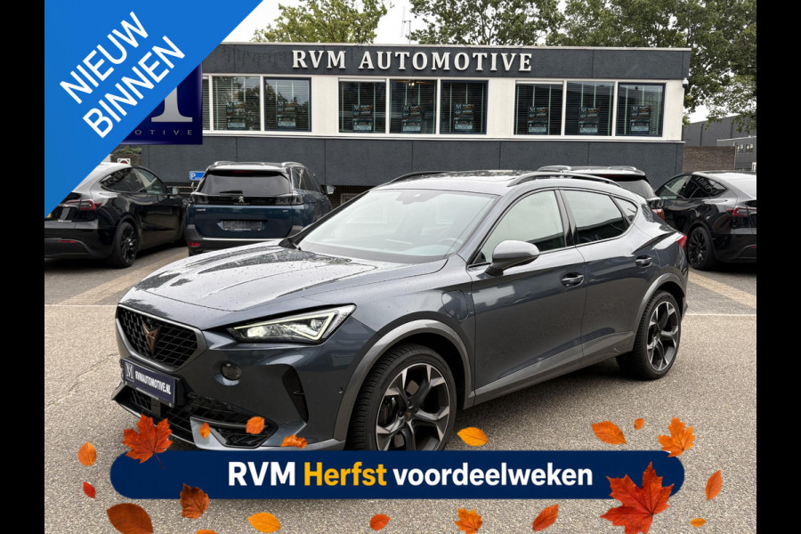 CUPRA Formentor 1.4 e-Hybrid VZ Performance VAN: € 32.900,- VOOR: 29.440,- UW HERFSTVOORDEEL: 3.460,- 245 PK | PLUG-IN-HYBRIDE | MEMORY | PANORAMADAK | 360° CAMERA | STOEL- & STUURVERWARMING | DODEHOEK | RIJKLAARPRIJS INCL. 12 MND BOVAG GARANTIE