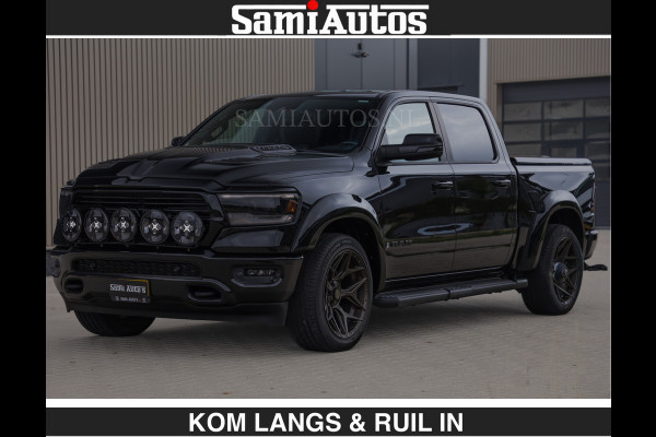 Dodge Ram BLACK OPS | 5.7 V8 HEMI | WIDEBODY HULK | OPEN UITLAAT KLEP | ZEER DIK | DUBBELE CABINE | DC | 5 PERSOONS | GRIJS KENETEKEN | EXTRA BREDE WIELEN IN HET BRONS | MEGA DIK | 3500KG TREKVERMOGEN |