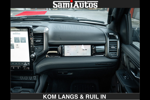 Dodge Ram LIMITED H.O 540 PK 706Nm | €84950,- excl | Massage + Full Option | De Meest Luxe en Volle Pick-Up in zijn Klasse | Comfortabele Dubbele Cabine met Royale 5 Zitplaatsen | BPM vrij | Nu Leverbaar uit Voorraad | Voorraad Nr 2336 - 7700 | De specialist in Amerikaanse pick‑ups in Nederland en Europa.