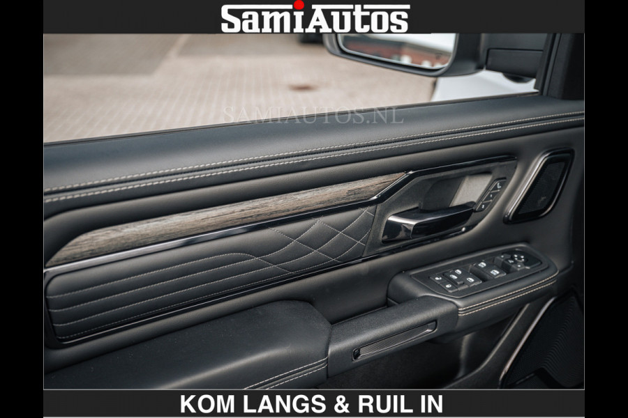 Dodge Ram LIMITED H.O 540 PK 706Nm | €84950,- excl | Massage + Full Option | De Meest Luxe en Volle Pick-Up in zijn Klasse | Comfortabele Dubbele Cabine met Royale 5 Zitplaatsen | BPM vrij | Nu Leverbaar uit Voorraad | Voorraad Nr 2336 - 7700 | De specialist in Amerikaanse pick‑ups in Nederland en Europa.
