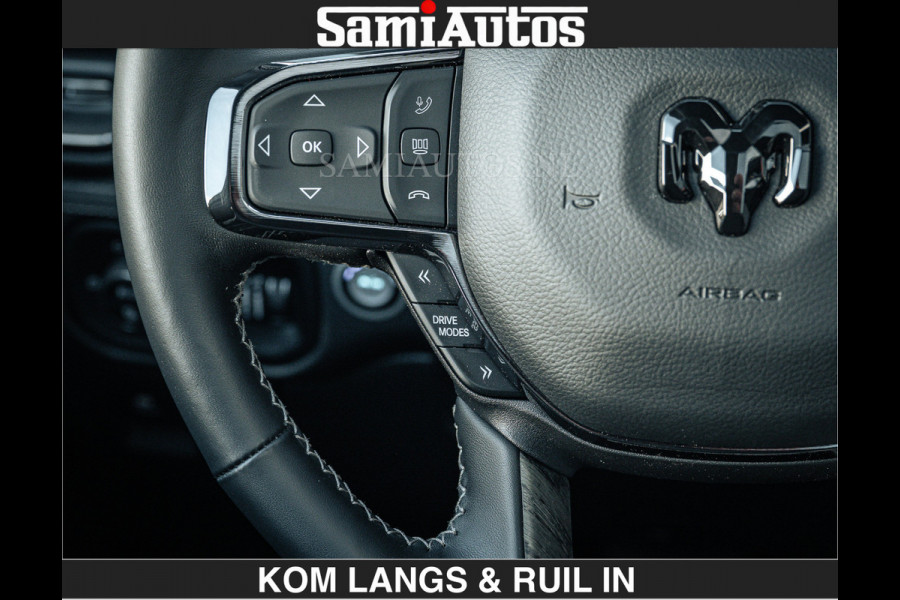 Dodge Ram LIMITED H.O 540 PK 706Nm | €84950,- excl | Massage + Full Option | De Meest Luxe en Volle Pick-Up in zijn Klasse | Comfortabele Dubbele Cabine met Royale 5 Zitplaatsen | BPM vrij | Nu Leverbaar uit Voorraad | Voorraad Nr 2336 - 7700 | De specialist in Amerikaanse pick‑ups in Nederland en Europa.