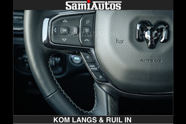 Dodge Ram LIMITED H.O 540 PK 706Nm | €84950,- excl | Massage + Full Option | De Meest Luxe en Volle Pick-Up in zijn Klasse | Comfortabele Dubbele Cabine met Royale 5 Zitplaatsen | BPM vrij | Nu Leverbaar uit Voorraad | Voorraad Nr 2336 - 7700 | De specialist in Amerikaanse pick‑ups in Nederland en Europa.