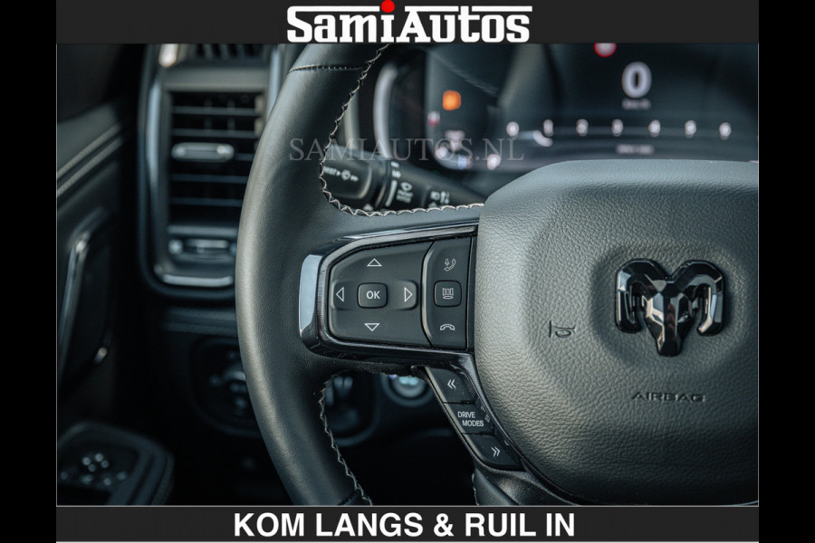 Dodge Ram LIMITED H.O 540 PK 706Nm | €84950,- excl | Massage + Full Option | De Meest Luxe en Volle Pick-Up in zijn Klasse | Comfortabele Dubbele Cabine met Royale 5 Zitplaatsen | BPM vrij | Nu Leverbaar uit Voorraad | Voorraad Nr 2336 - 7700 | De specialist in Amerikaanse pick‑ups in Nederland en Europa.