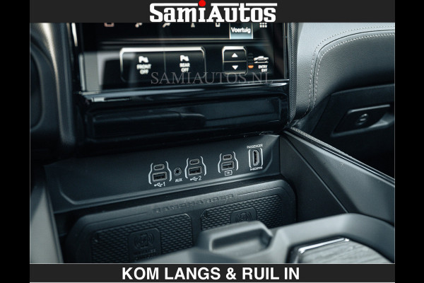 Dodge Ram LIMITED H.O 540 PK 706Nm | €84950,- excl | Massage + Full Option | De Meest Luxe en Volle Pick-Up in zijn Klasse | Comfortabele Dubbele Cabine met Royale 5 Zitplaatsen | BPM vrij | Nu Leverbaar uit Voorraad | Voorraad Nr 2336 - 7700 | De specialist in Amerikaanse pick‑ups in Nederland en Europa.