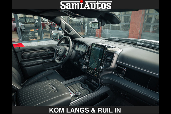 Dodge Ram LIMITED H.O 540 PK 706Nm | €84950,- excl | Massage + Full Option | De Meest Luxe en Volle Pick-Up in zijn Klasse | Comfortabele Dubbele Cabine met Royale 5 Zitplaatsen | BPM vrij | Nu Leverbaar uit Voorraad | Voorraad Nr 2336 - 7700 | De specialist in Amerikaanse pick‑ups in Nederland en Europa.