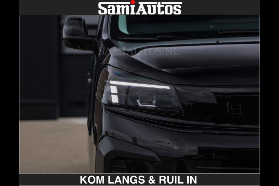Opel Vivaro BLACK OPS | GEHEEL COMPLEET | €27950,- excl | HOUTEN VLOER EN WANDEN | 3 PERSOONS | 2 DELIG ACHTER DEUREN | LADE SCHUIF BAK | 2. FULL LED | SCHUIF DEUR | GEHEEL ZWART | MOOIE STOERE BUS |