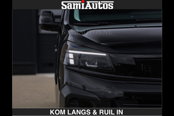 Opel Vivaro BLACK OPS | GEHEEL COMPLEET | €27950,- excl | HOUTEN VLOER EN WANDEN | 3 PERSOONS | 2 DELIG ACHTER DEUREN | LADE SCHUIF BAK | 2. FULL LED | SCHUIF DEUR | GEHEEL ZWART | MOOIE STOERE BUS |