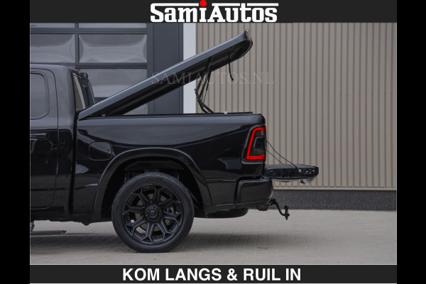 Dodge Ram BEAST | LIMITED 5.7 V8 HEMI | HUD | STRIPING | BREDE WIELEN | BLACK ON BLACK | LUCHTVERING | BOM VOL | DC | CREW CAB DUBBELE CABINE | 5 PERSOONS | GRIJSKENTEKEN |