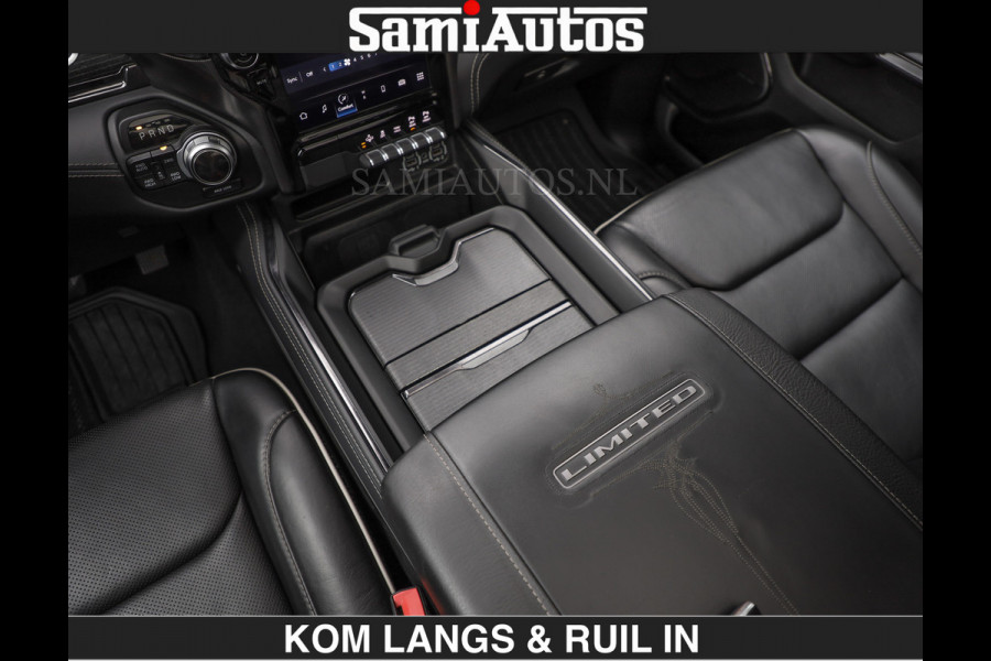 Dodge Ram BEAST | LIMITED 5.7 V8 HEMI | HUD | STRIPING | BREDE WIELEN | BLACK ON BLACK | LUCHTVERING | BOM VOL | DC | CREW CAB DUBBELE CABINE | 5 PERSOONS | GRIJSKENTEKEN |