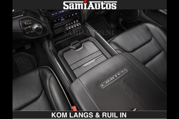 Dodge Ram BEAST | LIMITED 5.7 V8 HEMI | HUD | STRIPING | BREDE WIELEN | BLACK ON BLACK | LUCHTVERING | BOM VOL | DC | CREW CAB DUBBELE CABINE | 5 PERSOONS | GRIJSKENTEKEN |