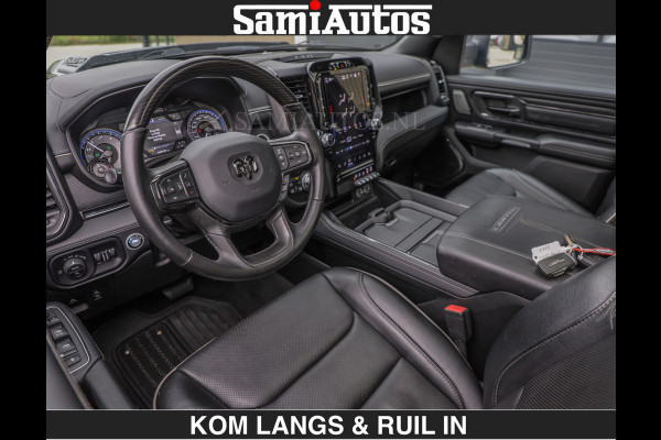 Dodge Ram BEAST | LIMITED 5.7 V8 HEMI | HUD | STRIPING | BREDE WIELEN | BLACK ON BLACK | LUCHTVERING | BOM VOL | DC | CREW CAB DUBBELE CABINE | 5 PERSOONS | GRIJSKENTEKEN |