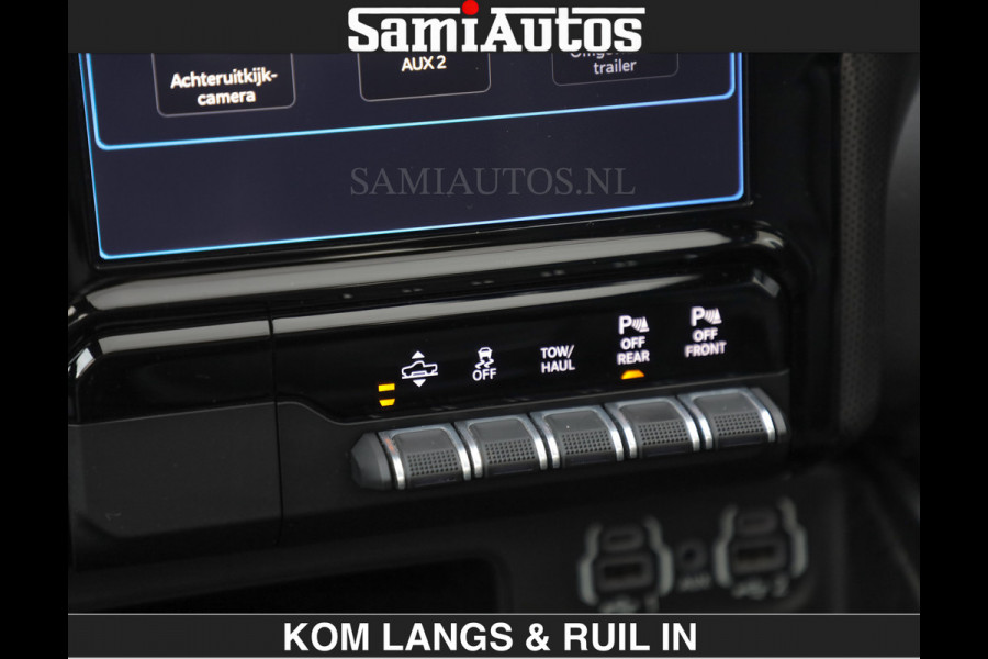 Dodge Ram BEAST | LIMITED 5.7 V8 HEMI | HUD | STRIPING | BREDE WIELEN | BLACK ON BLACK | LUCHTVERING | BOM VOL | DC | CREW CAB DUBBELE CABINE | 5 PERSOONS | GRIJSKENTEKEN |