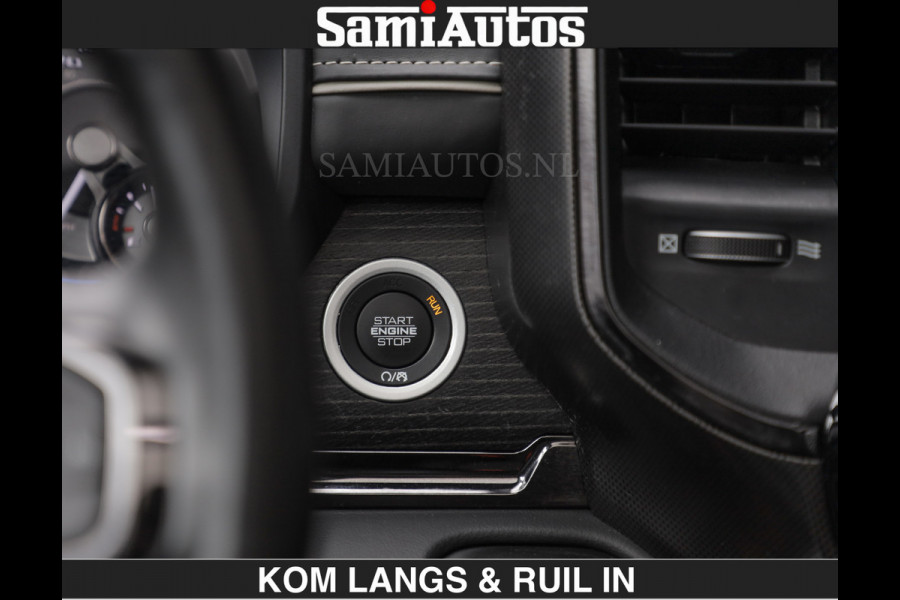 Dodge Ram BEAST | LIMITED 5.7 V8 HEMI | HUD | STRIPING | BREDE WIELEN | BLACK ON BLACK | LUCHTVERING | BOM VOL | DC | CREW CAB DUBBELE CABINE | 5 PERSOONS | GRIJSKENTEKEN |