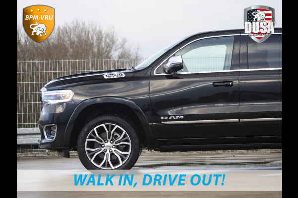 Dodge Ram | 1500 | Tungsten | 3.0L Twin-Turbo Hurricane | High Output | Crew Cab | 4X4 BPM-VRIJ | 14,4 Inch Touchscreen | Passenger-screen | klipsch Audio | Massage stoelen | Indigo Salt Interieur