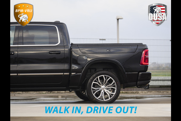 Dodge Ram | 1500 | Tungsten | 3.0L Twin-Turbo Hurricane | High Output | Crew Cab | 4X4 BPM-VRIJ | 14,4 Inch Touchscreen | Passenger-screen | klipsch Audio | Massage stoelen | Indigo Salt Interieur