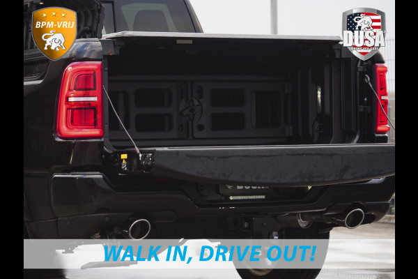 Dodge Ram | 1500 | Tungsten | 3.0L Twin-Turbo Hurricane | High Output | Crew Cab | 4X4 BPM-VRIJ | 14,4 Inch Touchscreen | Passenger-screen | klipsch Audio | Massage stoelen | Indigo Salt Interieur