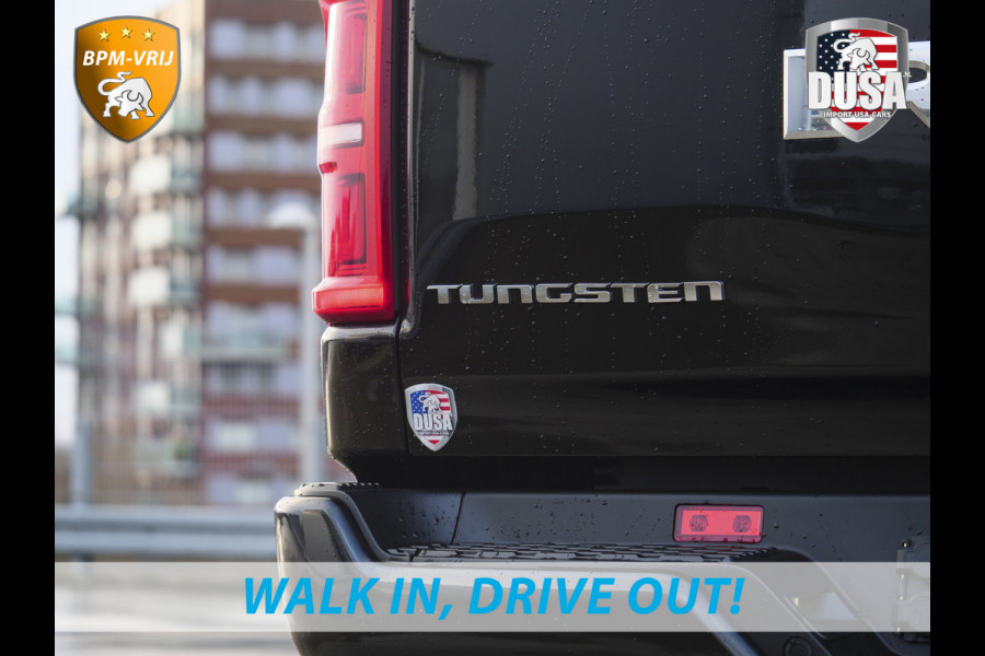 Dodge Ram | 1500 | Tungsten | 3.0L Twin-Turbo Hurricane | High Output | Crew Cab | 4X4 BPM-VRIJ | 14,4 Inch Touchscreen | Passenger-screen | klipsch Audio | Massage stoelen | Indigo Salt Interieur