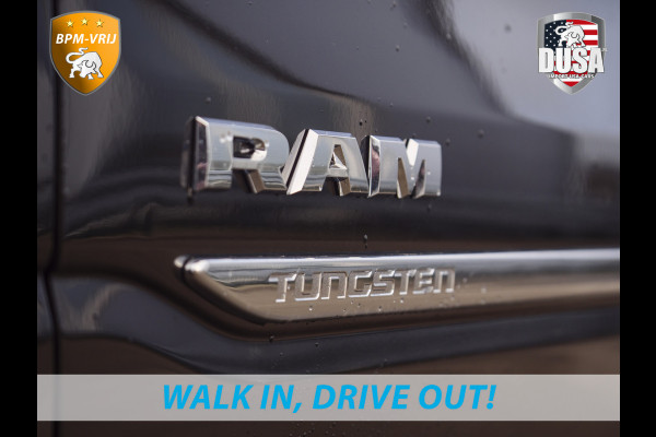 Dodge Ram | 1500 | Tungsten | 3.0L Twin-Turbo Hurricane | High Output | Crew Cab | 4X4 BPM-VRIJ | 14,4 Inch Touchscreen | Passenger-screen | klipsch Audio | Massage stoelen | Indigo Salt Interieur