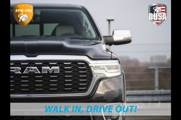 Dodge Ram | 1500 | Tungsten | 3.0L Twin-Turbo Hurricane | High Output | Crew Cab | 4X4 BPM-VRIJ | 14,4 Inch Touchscreen | Passenger-screen | klipsch Audio | Massage stoelen | Indigo Salt Interieur
