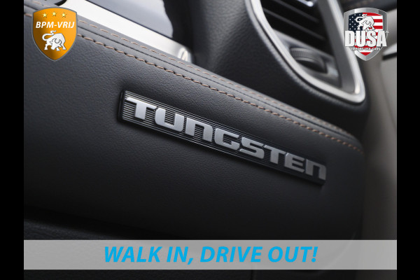 Dodge Ram | 1500 | Tungsten | 3.0L Twin-Turbo Hurricane | High Output | Crew Cab | 4X4 BPM-VRIJ | 14,4 Inch Touchscreen | Passenger-screen | klipsch Audio | Massage stoelen | Indigo Salt Interieur
