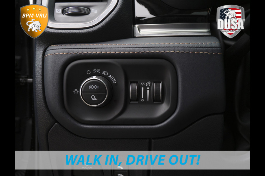 Dodge Ram | 1500 | Tungsten | 3.0L Twin-Turbo Hurricane | High Output | Crew Cab | 4X4 BPM-VRIJ | 14,4 Inch Touchscreen | Passenger-screen | klipsch Audio | Massage stoelen | Indigo Salt Interieur