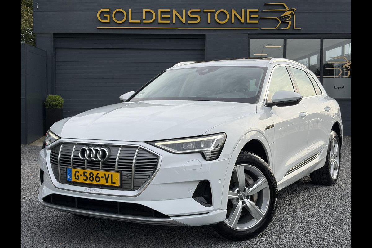 Audi e-tron e-tron 50 quattro Launch edition plus 71 kWh ✓SOH 87.83%✓Pano✓Stolverw✓Keyless✓Leder✓Virtual Cockpit✓Carplay✓Navi✓Clima✓Cruise✓Pdc V+A✓Rijstrooksensor✓19" Lm velgen✓Bj 12-2019✓N.A.P✓Apk tot 10-2027