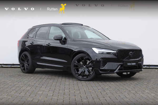 Volvo XC60 T6 350PK Automaat AWD Ultra Black Edition Trekhaak / Luchtvering / Facelift/ Head-up display/ Harman Kardon audio/ BLIS/ Elektrischbedienbare stoelen met geheugen / Panoramadak/ Adaptive cruise control/ Pilot assist/ Apple Carplay/ Android auto/