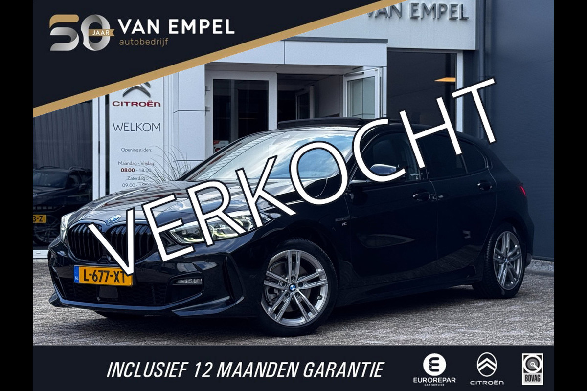 BMW 1-serie 118i M-Sport | Pano | NL-Auto | Leder + Sportstoelen | Camera | Stoelverwarming