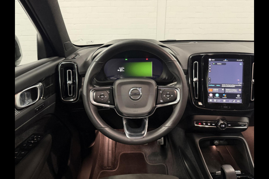 Volvo XC40 Recharge Twin Pro Trekhaak | Open dak | Adapt. cruise | 360 camera | Stuur-/stoelverwarming | Harman/Kardon | Carplay