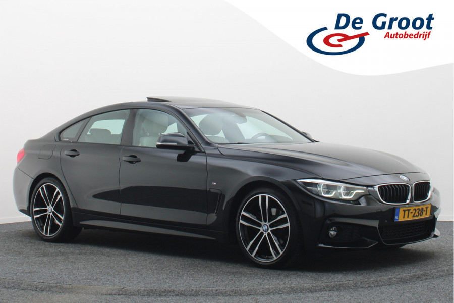 BMW 4 Serie Gran Coupé 420i High Executive Leer, Panoramadak, Cruise, Verwarmd Stuurwiel, Bluetooth, Navigatie, LED, PDC, 19''