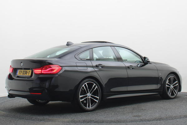 BMW 4 Serie Gran Coupé 420i High Executive Leer, Panoramadak, Cruise, Verwarmd Stuurwiel, Bluetooth, Navigatie, LED, PDC, 19''
