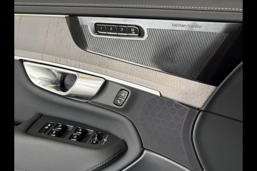 Volvo XC90 2.0 T8 450PK Plug-in hybrid AWD Ultra Dark | Panodak | LED | Leder | H & K | Memory | 360 Camera | Head-Up | Incl. garantie