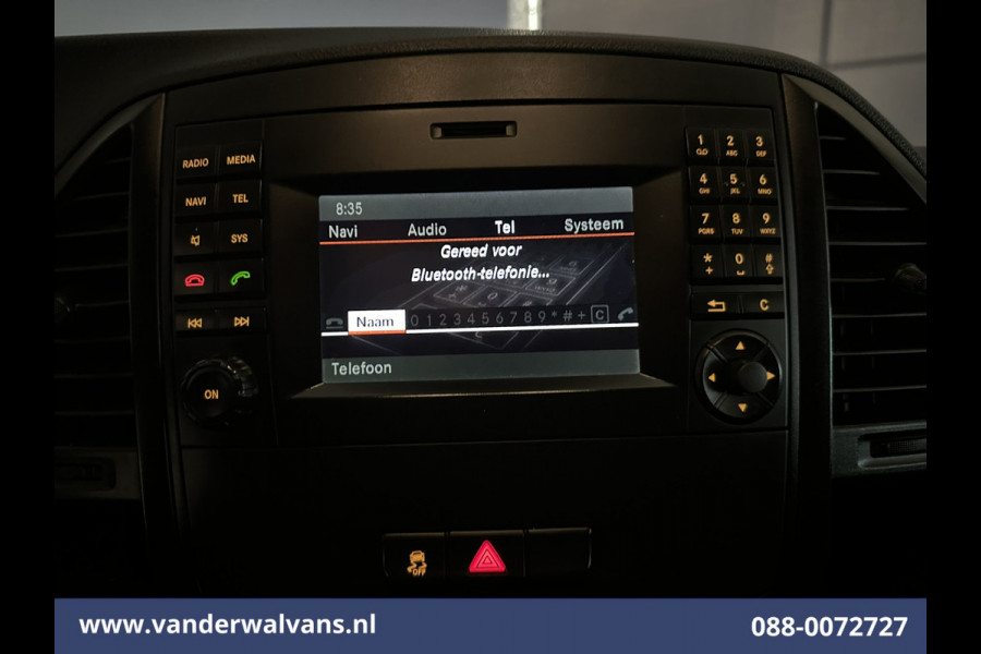 Mercedes-Benz Vito 116 CDI 164pk L2H1 Euro6 Airco | Cruisecontrol | Parkeersensoren Stoelverwarming, Bijrijdersbank