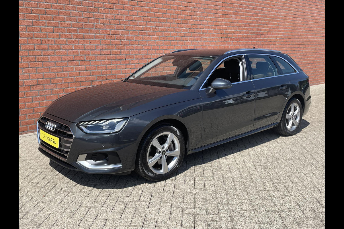 Audi A4 Avant 40 TFSI 204pk Pro Line Leder Sportstoelen Electrisch bedienbare achterklep Led Dab Navigatie Apple Carplay / Android Auto
