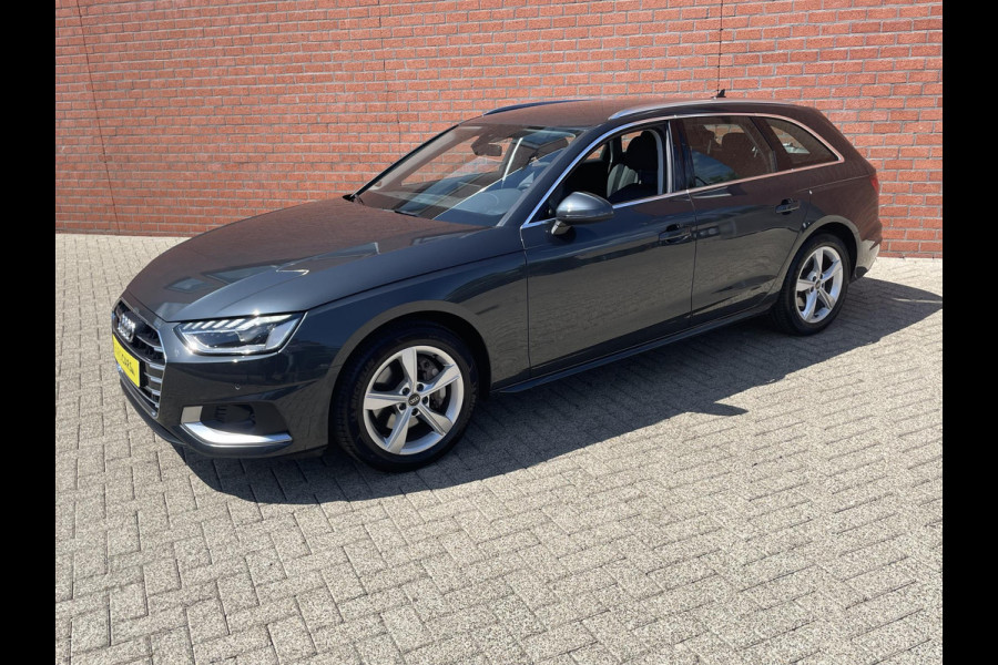 Audi A4 Avant 40 TFSI 204pk Pro Line Leder Sportstoelen Electrisch bedienbare achterklep Led Dab Navigatie Apple Carplay / Android Auto