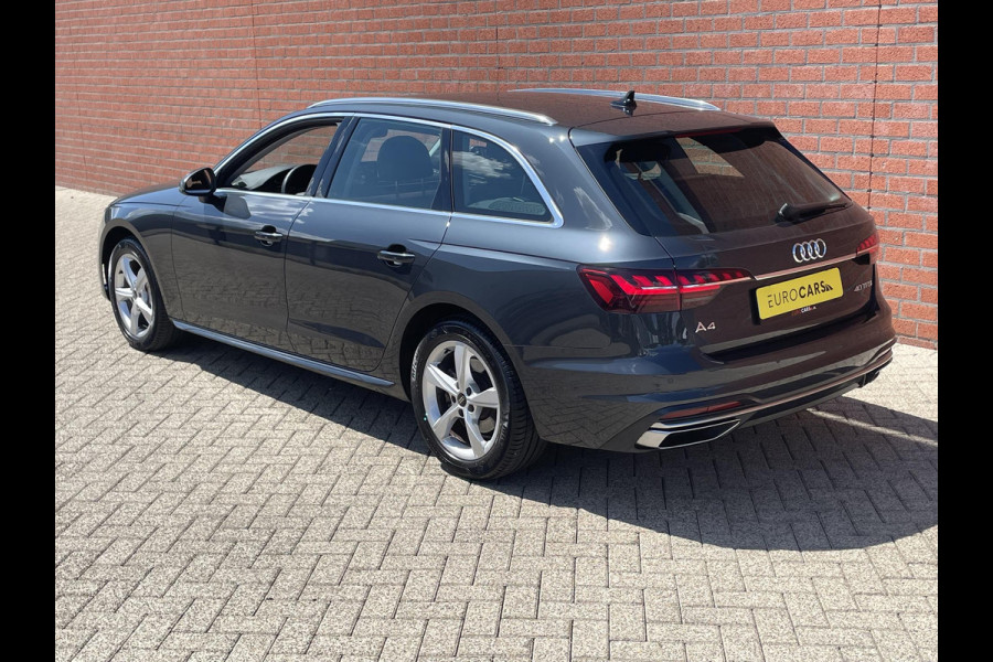 Audi A4 Avant 40 TFSI 204pk Pro Line Leder Sportstoelen Electrisch bedienbare achterklep Led Dab Navigatie Apple Carplay / Android Auto