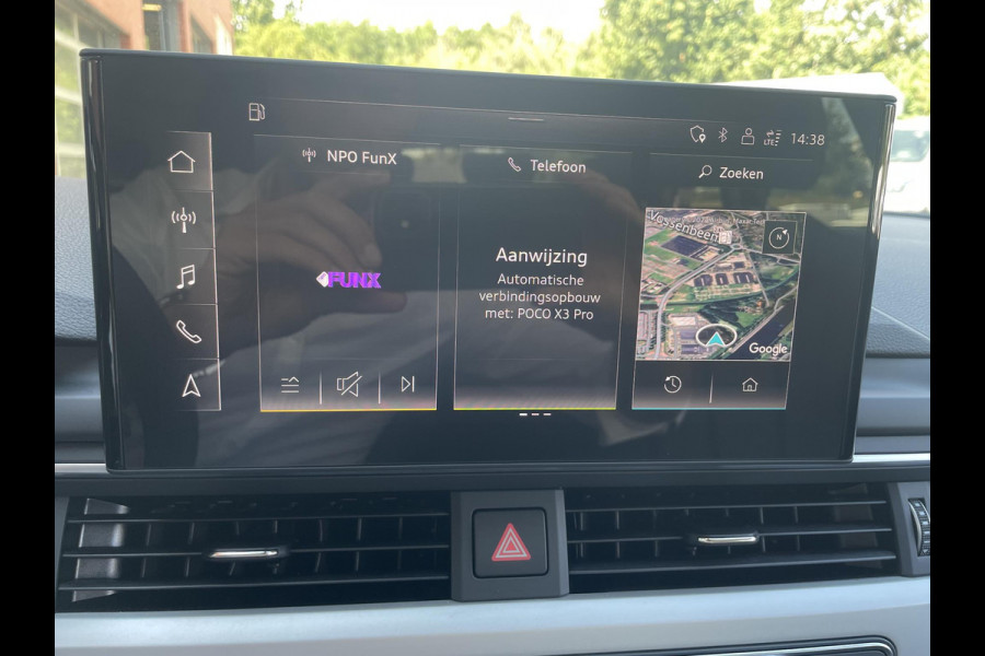 Audi A4 Avant 40 TFSI 204pk Pro Line Leder Sportstoelen Electrisch bedienbare achterklep Led Dab Navigatie Apple Carplay / Android Auto
