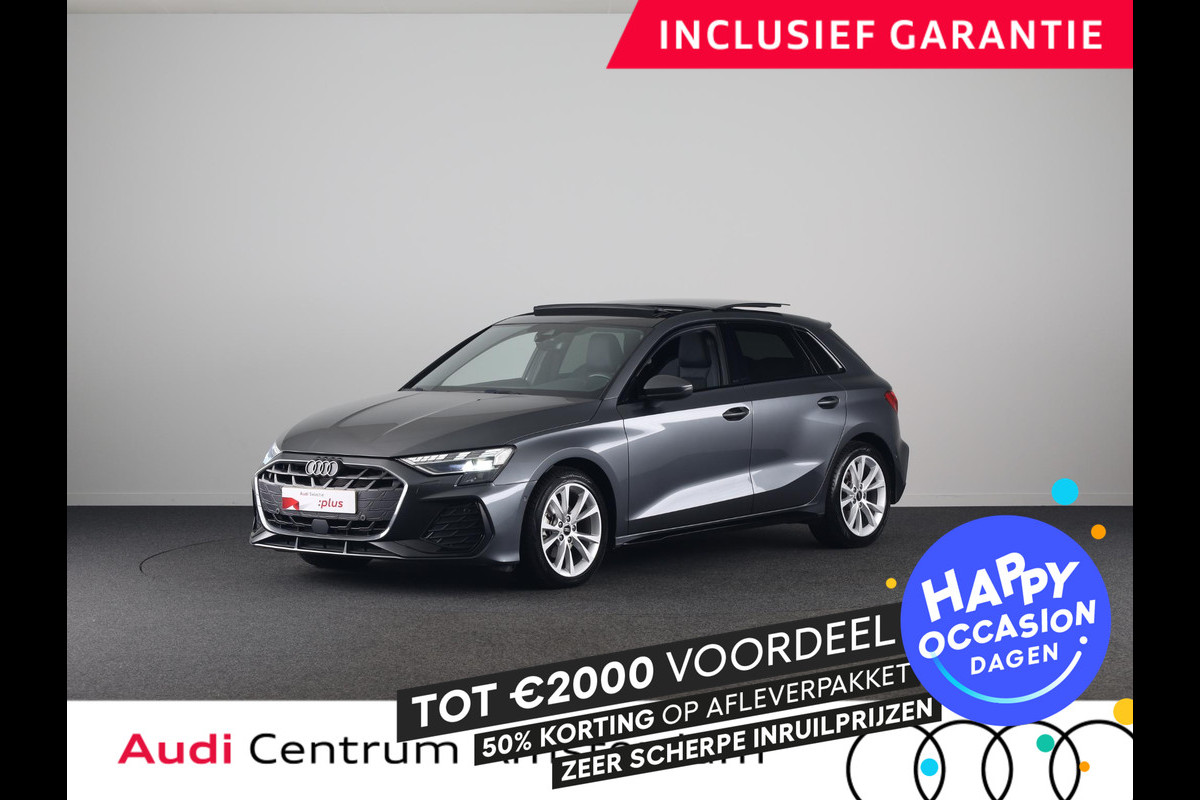 Audi A3 Sportback 30 TFSI S edition 116 pk S-tronic | Verlengde garantie | Navigatie | Panoramadak | Parkeersensoren (Park assist) | Achteruitrijcamera | S-Line |