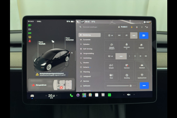 Tesla Model 3 RWD 60 kWh [ 3-Fase-11kW ] {SoH-88%} (INCL-BTW) Aut. *PANO | LEATHER | KEYLESS | FULL-LED | MEMORY-PACK | TOPVIEW | DAB | CARPLAY | DIGI-COCKPIT | LANE-ASSIST | HEATED-COMFORTSEATS | AUTOPILOT | 19"ALU*