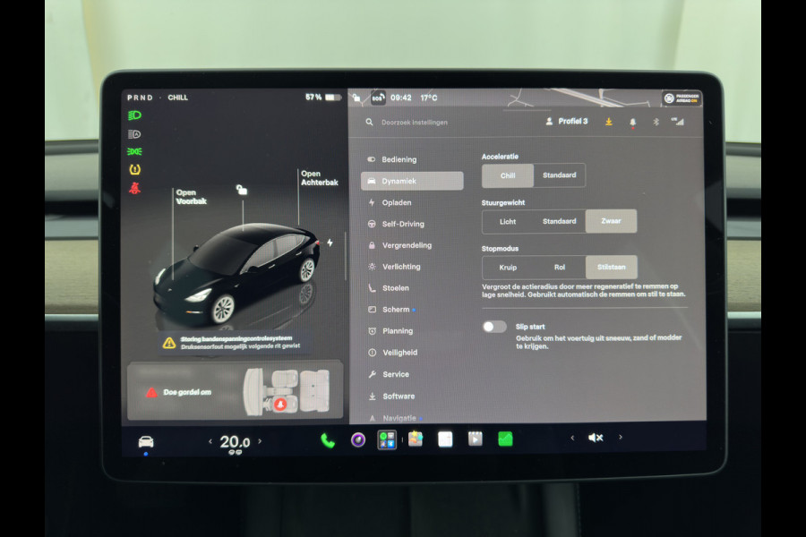 Tesla Model 3 RWD 60 kWh [ 3-Fase-11kW ] {SoH-88%} (INCL-BTW) Aut. *PANO | LEATHER | KEYLESS | FULL-LED | MEMORY-PACK | TOPVIEW | DAB | CARPLAY | DIGI-COCKPIT | LANE-ASSIST | HEATED-COMFORTSEATS | AUTOPILOT | 19"ALU*
