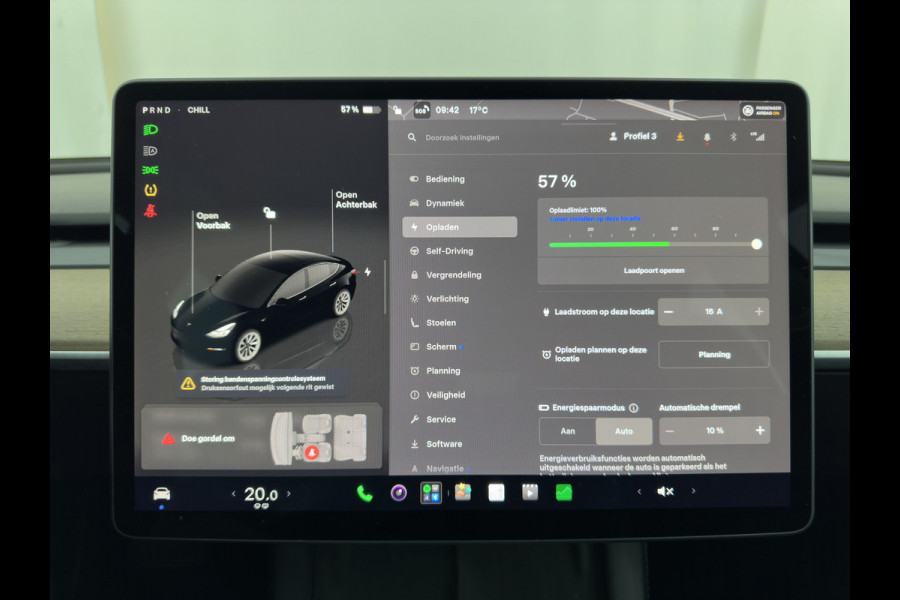 Tesla Model 3 RWD 60 kWh [ 3-Fase-11kW ] {SoH-88%} (INCL-BTW) Aut. *PANO | LEATHER | KEYLESS | FULL-LED | MEMORY-PACK | TOPVIEW | DAB | CARPLAY | DIGI-COCKPIT | LANE-ASSIST | HEATED-COMFORTSEATS | AUTOPILOT | 19"ALU*