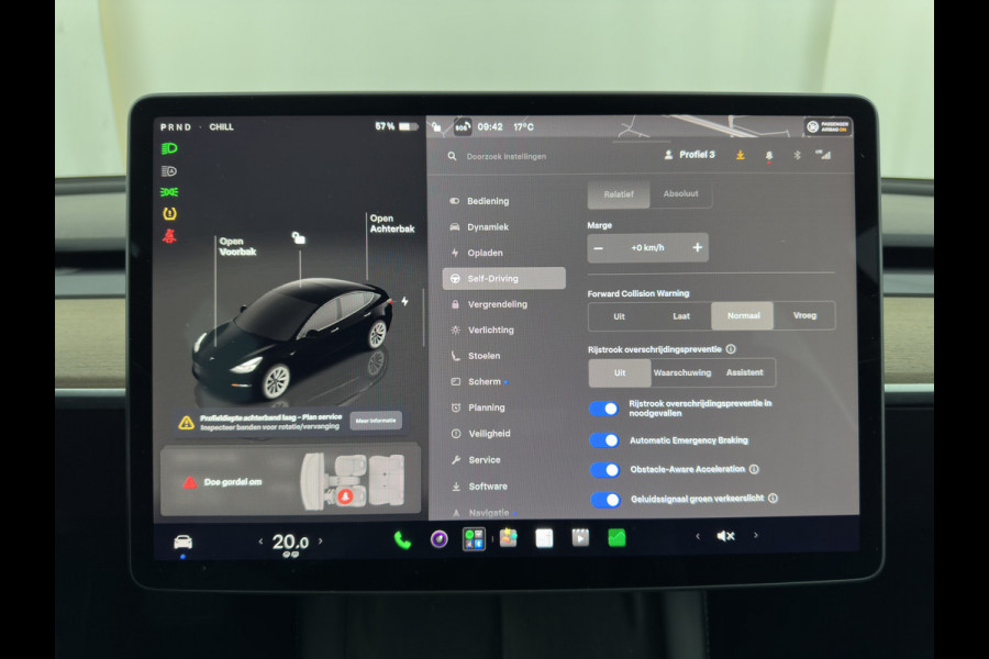 Tesla Model 3 RWD 60 kWh [ 3-Fase-11kW ] {SoH-88%} (INCL-BTW) Aut. *PANO | LEATHER | KEYLESS | FULL-LED | MEMORY-PACK | TOPVIEW | DAB | CARPLAY | DIGI-COCKPIT | LANE-ASSIST | HEATED-COMFORTSEATS | AUTOPILOT | 19"ALU*