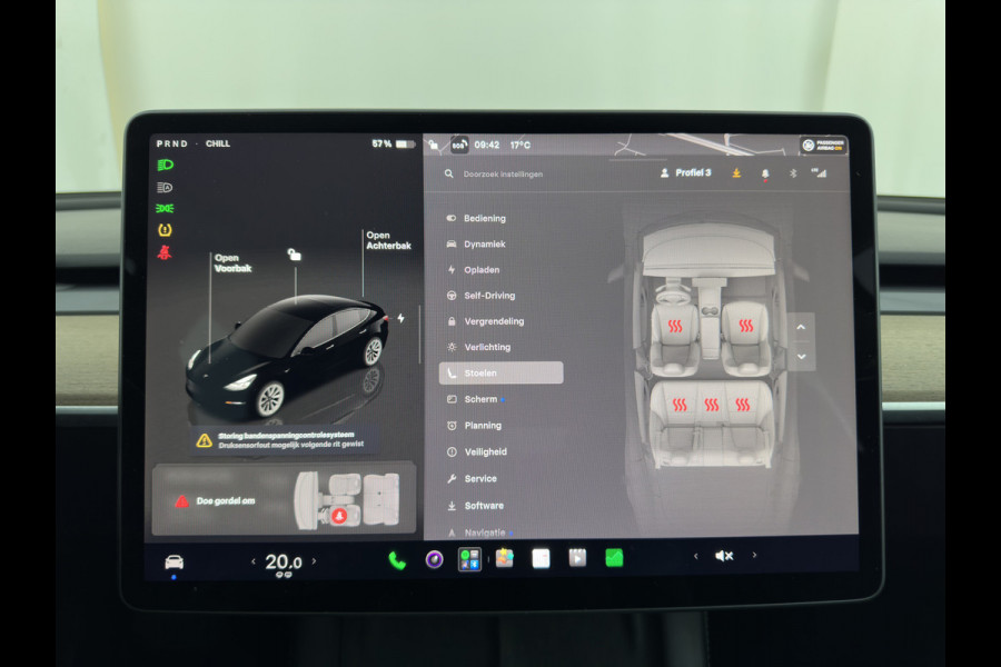 Tesla Model 3 RWD 60 kWh [ 3-Fase-11kW ] {SoH-88%} (INCL-BTW) Aut. *PANO | LEATHER | KEYLESS | FULL-LED | MEMORY-PACK | TOPVIEW | DAB | CARPLAY | DIGI-COCKPIT | LANE-ASSIST | HEATED-COMFORTSEATS | AUTOPILOT | 19"ALU*