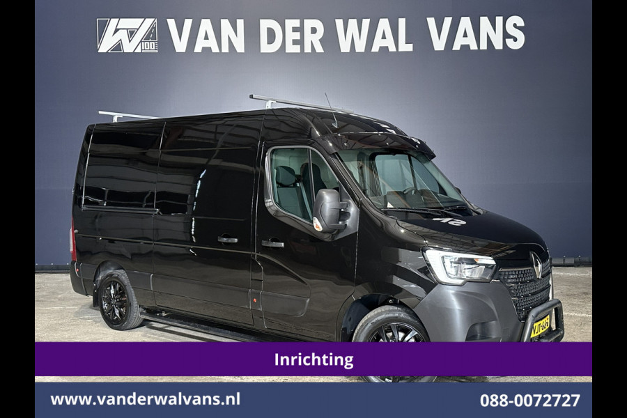 Renault Master 2.3 dCi 180pk L2H2 Inrichting Euro6 Airco | Camera | Navigatie | LM Velgen | Cruisecontrol | LED Sidebars, 2500kg Trekhaak, Parkeersensoren, Bijrijdersbank