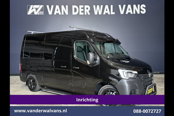 Renault Master 2.3 dCi 180pk L2H2 Inrichting Euro6 Airco | Camera | Navigatie | LM Velgen | Cruisecontrol | LED Sidebars, 2500kg Trekhaak, Parkeersensoren, Bijrijdersbank