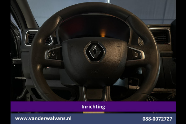 Renault Master 2.3 dCi 180pk L2H2 Inrichting Euro6 Airco | Camera | Navigatie | LM Velgen | Cruisecontrol | LED Sidebars, 2500kg Trekhaak, Parkeersensoren, Bijrijdersbank