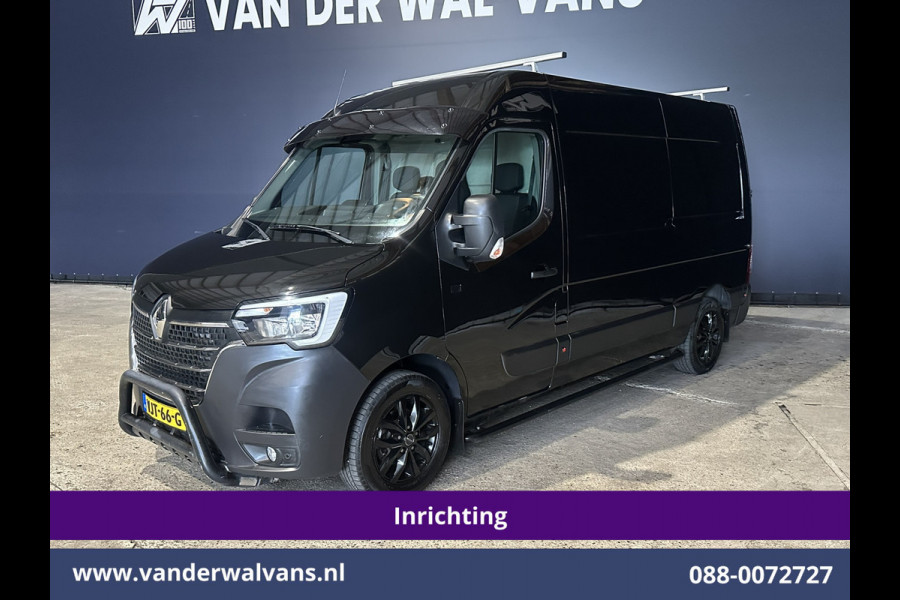 Renault Master 2.3 dCi 180pk L2H2 Inrichting Euro6 Airco | Camera | Navigatie | LM Velgen | Cruisecontrol | LED Sidebars, 2500kg Trekhaak, Parkeersensoren, Bijrijdersbank
